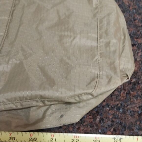 FOLDABLE Baggallini Tan Duffel Bag Spacious and Versatile - Picture 5 of 8